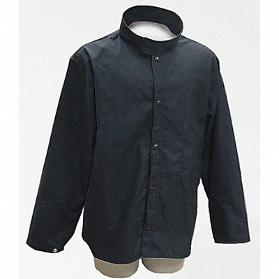 CHICAGO PROTECTIVE APPAREL 600CX10 Flame Resistant Jacket Navy XL 30in.L