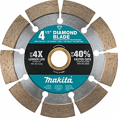 MAKITA B69593 Diamond Blade 4-1/2 Segmented General