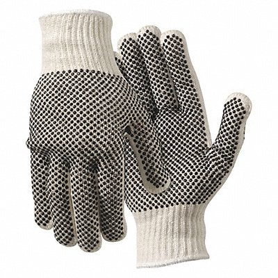 MCR SAFETY 9660LM Gloves Work Cotton Poly L