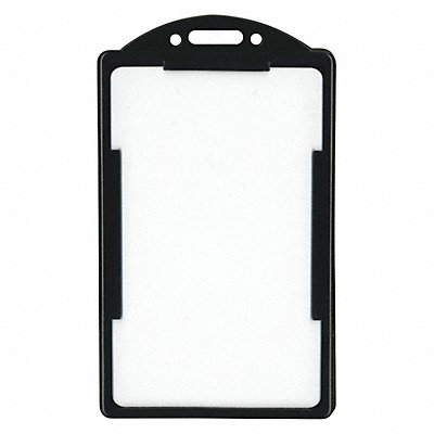 ADVANTUS 75657 ID Card Holder Verticalical Blk PK25