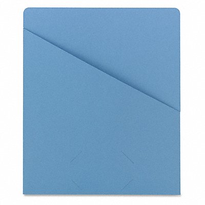 SMEAD 75431 Colored Slash Jackets Blue PK25