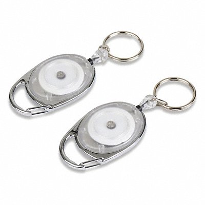 TATCO 58200 Key Chain w/Chrome Carabiner PK6