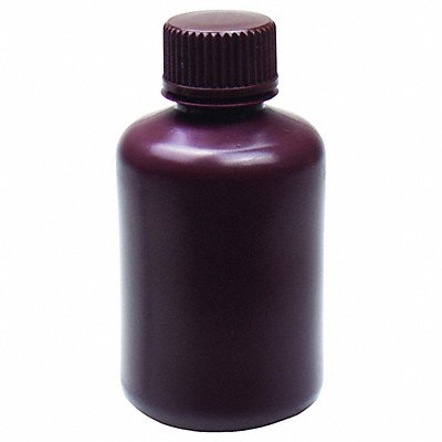 GRAINGER 33426 Bottle 101 mm H Amber PK12