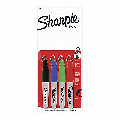 SHARPIE 35113PP Marker Sharpie Mini Fn PK4