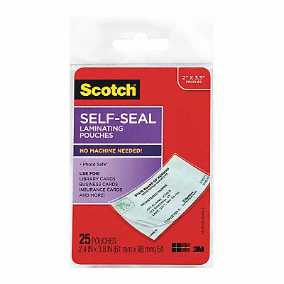 SCOTCH LS851G Pouch Laminate Bsncrd PK25