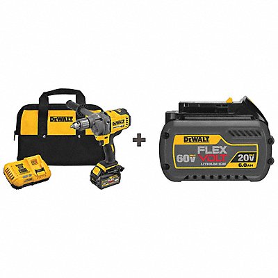 DEWALT DCD130T1DCB606 Drill Kit Cordless 600 RPM 60V DC