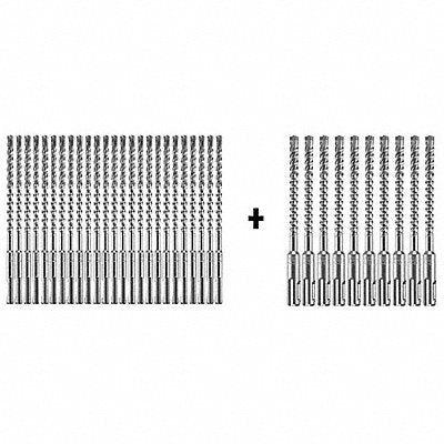 BOSCH HCFC2051B25HCFC2041B10 Hammer Drill Bit SDS Plus 5/16 x4 PK25