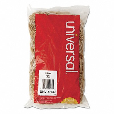 UNIVERSAL UNV00132 Rubber Band 3 in Size 32 Beige PK820