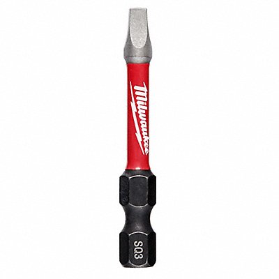 MILWAUKEE 48324173 Insert Bit 1/4 Square Recess #3 2 PK25
