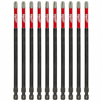 MILWAUKEE 48324208 Insert Bit 1/4 Phillips #3 6 PK10