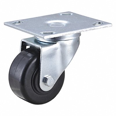 GRAINGER 02TM03101S002 Standard Plate Castor Swivel 350 lb.