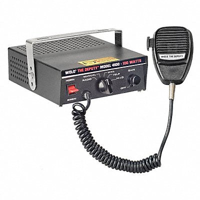 WOLO 4100 Siren and PA System 6 in Metal 12VDC