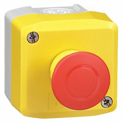 SCHNEIDER ELECTRIC XALK198H7 Control Station Feed-Thru Push Button Red