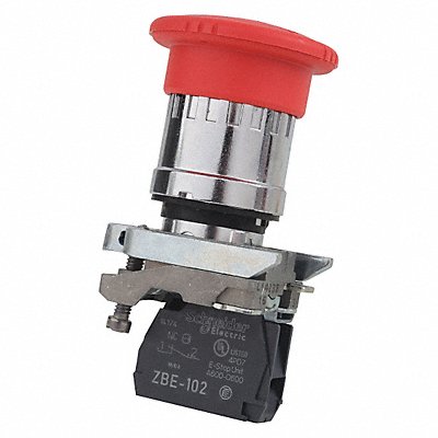 SCHNEIDER ELECTRIC XB4BS8442 Emergency Stop Push Button Non Illuminated Red 1NC