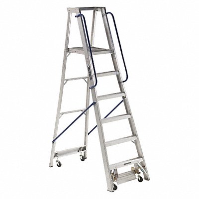 LOUISVILLE AP5006 Platform Stepladder 5 ft 8 Alum IA