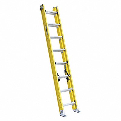 LOUISVILLE LADDER FE4216HD Extension Ladder Fiberglass 16 ft IAA
