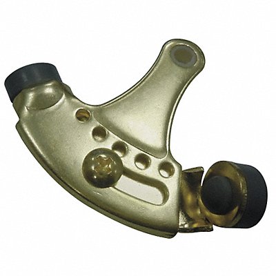 GRAINGER 33J805 Hinge Pin Stop Steel Bright Brass
