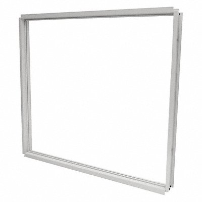 PORTA-FAB FWTEMPG In-Plant Office Window 36 inx48 in Grey