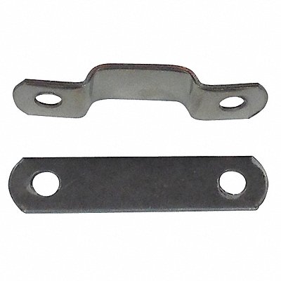 DIXIE LINE CLAMPS 404 Tube Clamp Two-Hole w/Backplate SS PK25