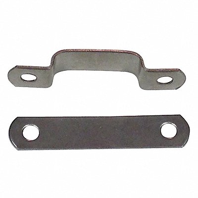 DIXIE LINE CLAMPS 604 Tube Clamp Two-Hole w/Backplate SS PK25