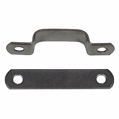 DIXIE LINE CLAMPS 803 Tube Clamp Two-Hole w/Backplate SS PK25