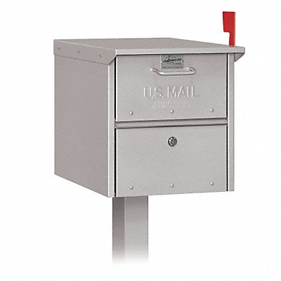 SALSBURY INDUSTRIES 4325SLV Roadside Mailbox Silver