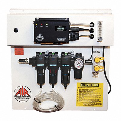 AIR SYSTEMS INTERNATIONAL BB30COPM Breathing Air Filtration Panel 125 psi