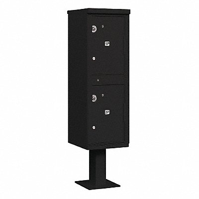 SALSBURY INDUSTRIES 3302BLKU Outdoor Parcel Locker USPS Access Black