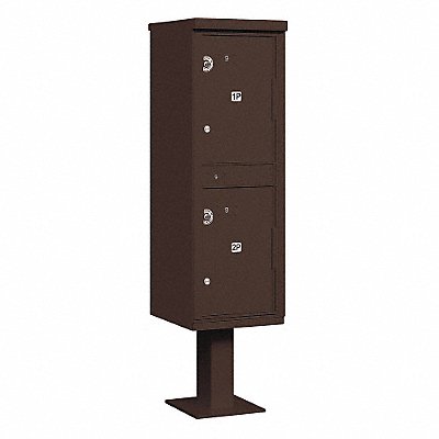 SALSBURY INDUSTRIES 3302BRZU Outdoor Parcel Locker USPS Access Bronze