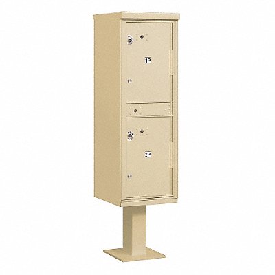 SALSBURY INDUSTRIES 3302SANU Outdoor Parcel Locker USPS Access Sand