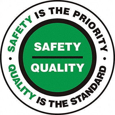 ACCUFORM MFS742 Slip-Gard Round Floor Sign 17 X17