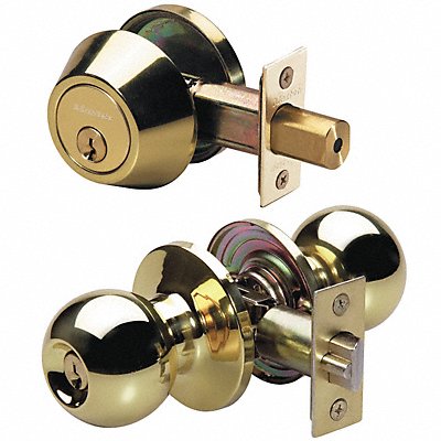 MASTER LOCK BAC0603 Knob Lockset Mechanical Entrance Grd. 3