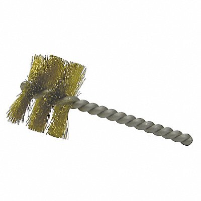 WEILER 93849 Single Spiral Brush Brass 1-1/2 PK10