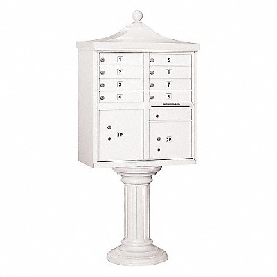 SALSBURY INDUSTRIES 3308RWHTU Regency CBU USPS Access 8 Doors White