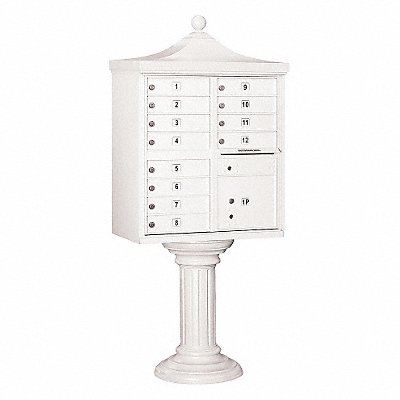 SALSBURY INDUSTRIES 3312RWHTU Regency CBU USPS Access 12 Doors White