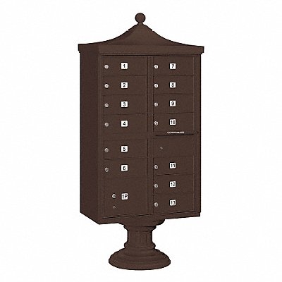 SALSBURY INDUSTRIES 3313RBRZU Regency CBU USPS Access 13 Doors Bronze