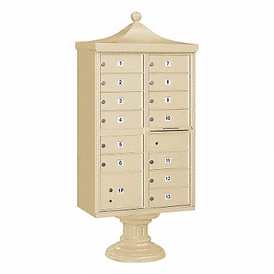 SALSBURY INDUSTRIES 3313RSANU Regency CBU USPS Access 13 Doors Sand