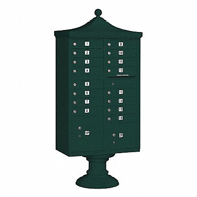 SALSBURY INDUSTRIES 3316RGRNU Regency CBU USPS Access 16 Doors Green