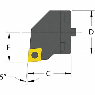 ULTRA-DEX USA SH16SCLCL3 Indexable Cutting Head CCMT 1.2600