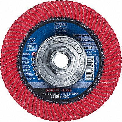 PFERD 67405 Fiber Disc 4 1/2 in Dia 5/8in Arbor