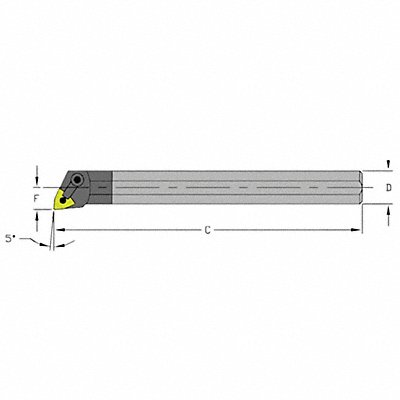 ULTRA-DEX USA E16TMWLNL4 Indexable Boring Bar 1.2000 Carbide