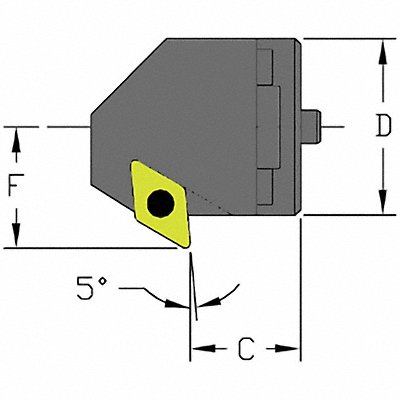 ULTRA-DEX USA SH20SDXCR3 Indexable Cutting Head DCMT 1.5750