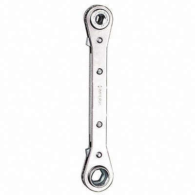 IMPERIAL 124C Box End Wrench Nickel SAE 6.8 in L