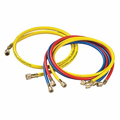 YELLOW JACKET 21990 Manifold Hose Set 60 In