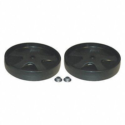 RUBBERMAID COMMERCIAL PRODUCTS GRFG9W27L10000 Rollout Wheel/Push Cap PK2