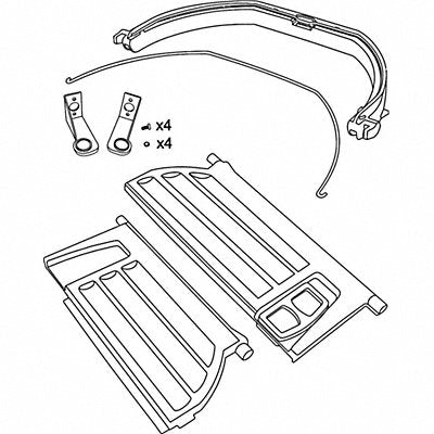 RUBBERMAID COMMERCIAL PRODUCTS FG9W71L90000 Accessory Kit