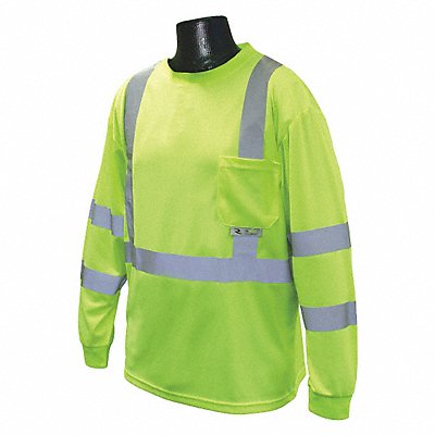 RADIANS ST213PGS2X Long Sleeve Shirt 2XL 23-41/64 in Green