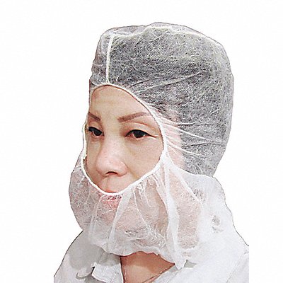 KEYSTONE HNWIECROWN Disposable Hood White Universal PK1000