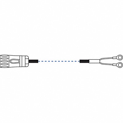 LIND EQUIPMENT LE600P2SL Lug Cable Assy with 2 ft Straight Cable
