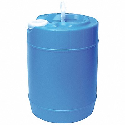 GRAINGER GBTH5RSCBL Pail Plastic Blue Screw Top Lid